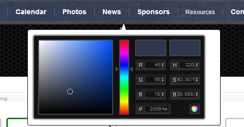 Website colors